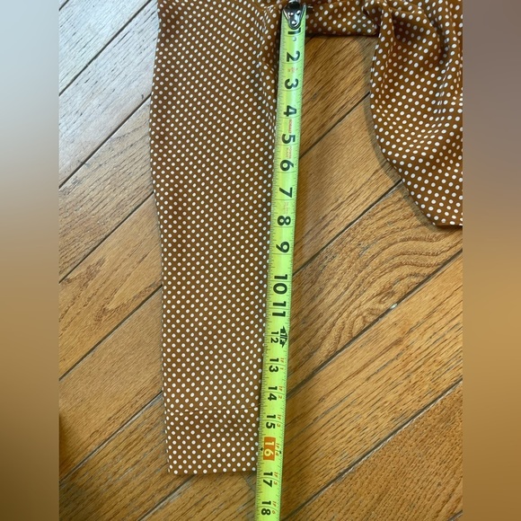 𝅺rachel Zoe Polka Dot Long Sleeve Button Up Blouse Size S - Picture 5 of 7